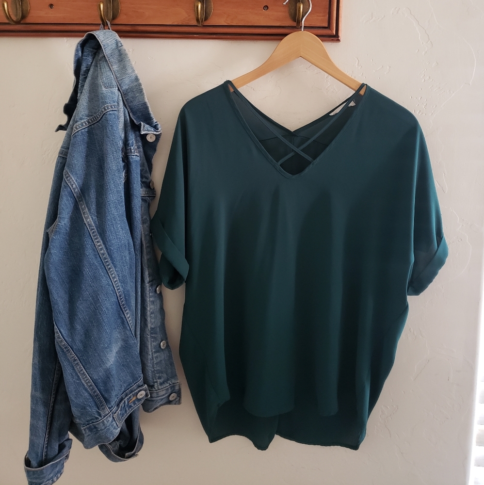 Emerald blouse